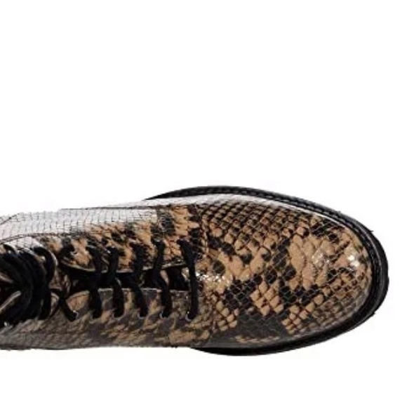 Seychelles Irresistible Python combat boots - Picture 6 of 8